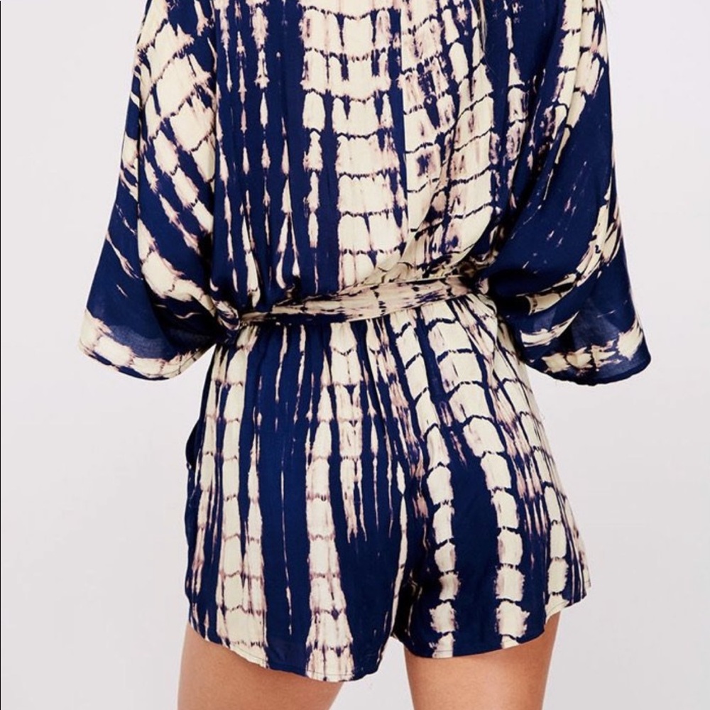 NWT $110 Tie Dye Romper Coverup - Picture 3 of 3